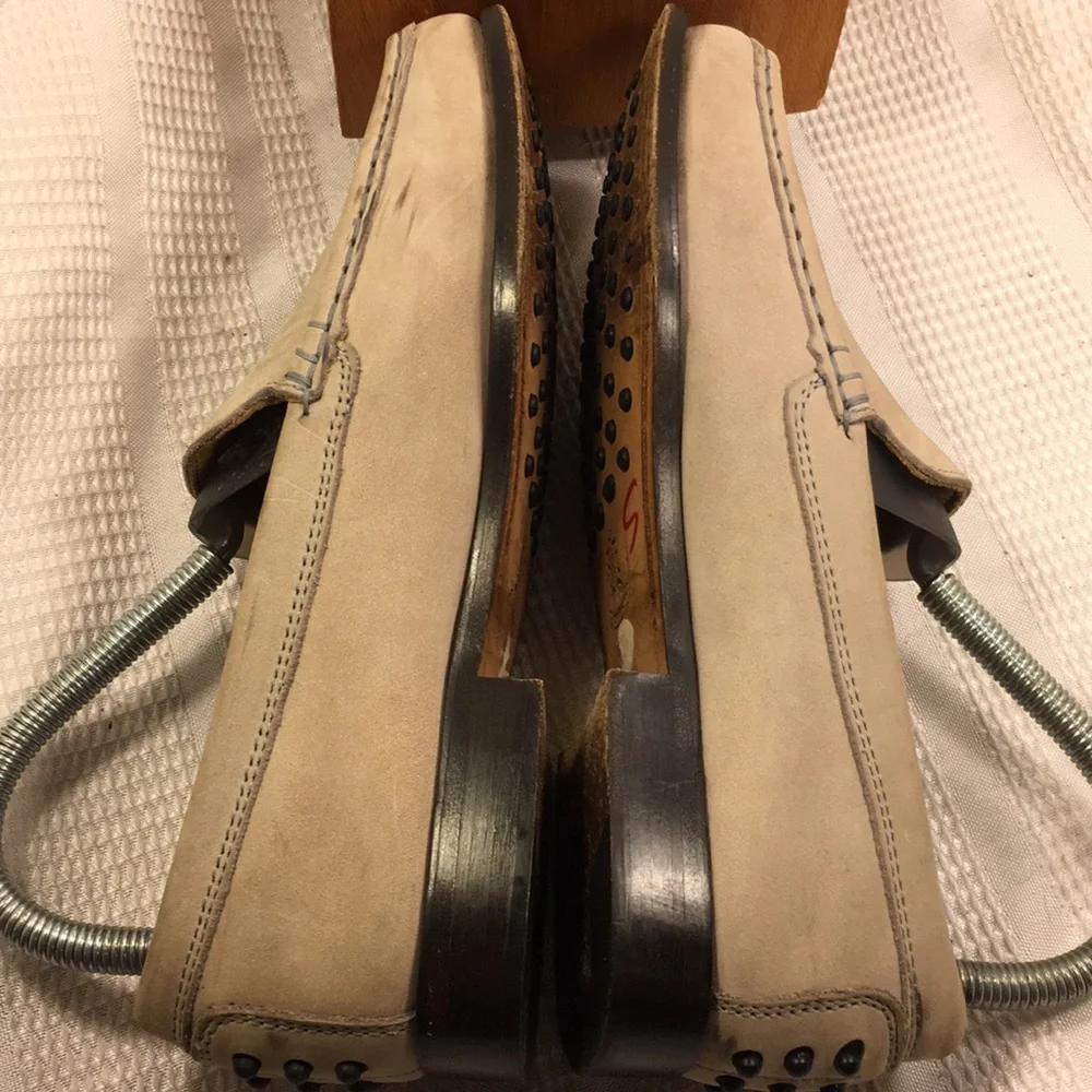 Escada sport leather made in Italy loafers classic